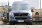 In Amsterdam muss sich der nagelneue Mercedes-Benz Sprinter zum ersten Mal bei Testfahrten beweisen. Mercedes-Benz Sprinter (2018)